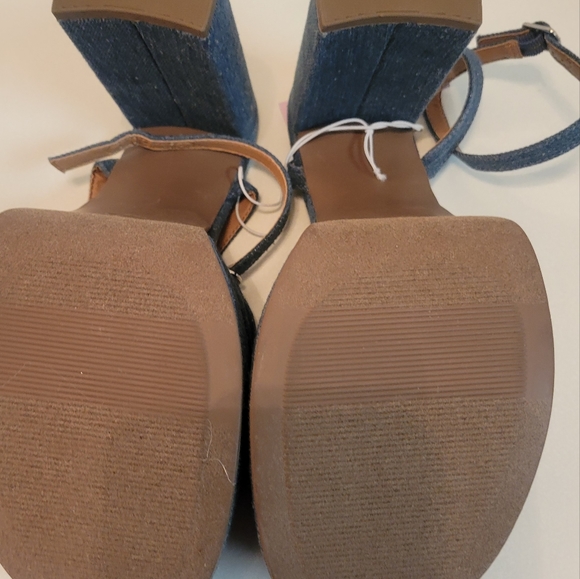 NWT Women's Alessia Platform Heels - Wild Fable Blue size 9.5 - Picture 4 of 11